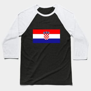 Croatia flag Baseball T-Shirt